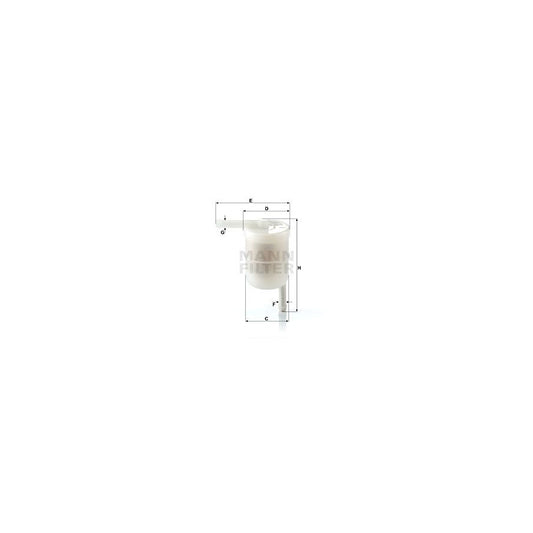 MANN-FILTER WK 42/12 Fuel filter In-Line Filter