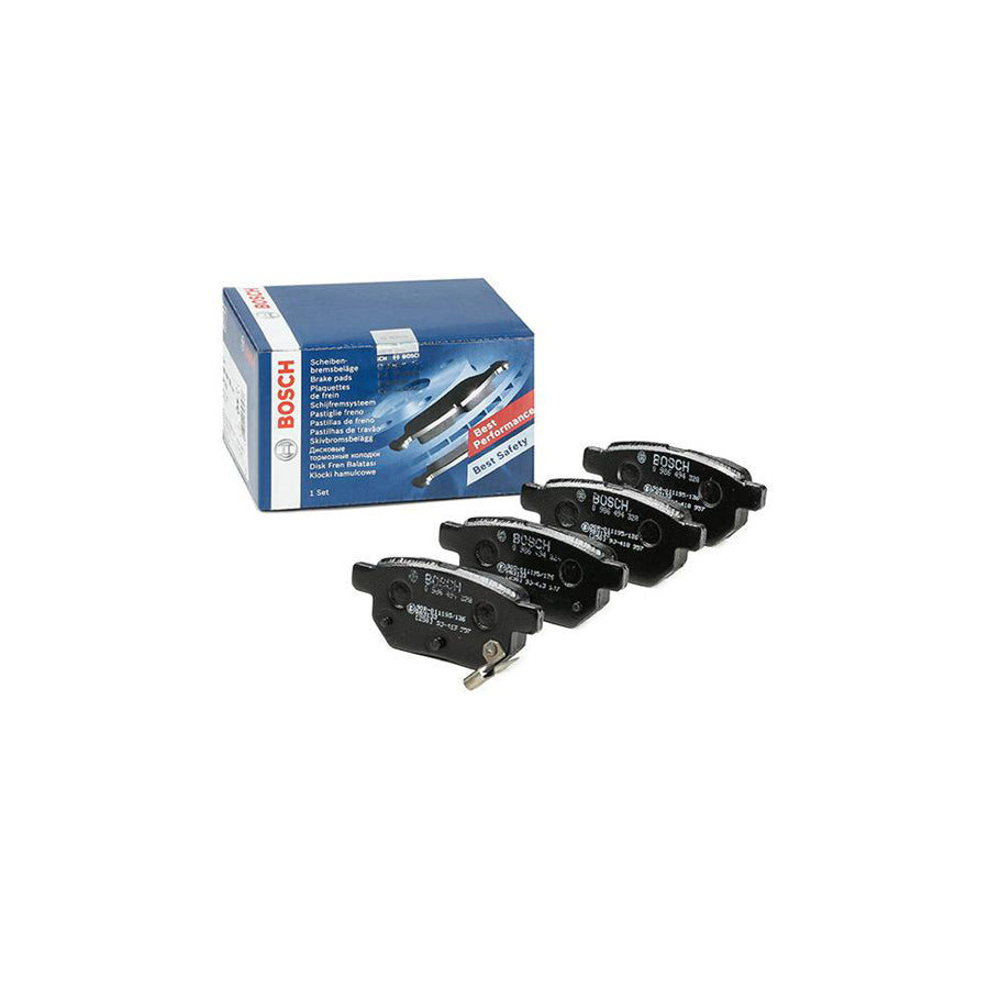Bosch 0986494328 Brake Pad Set With Acoustic Wear Warning BP1218