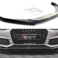 Maxton Design AU-A4-B9-SLINE-FD4T Front Splitter V.4 Audi S4 / A4 S-Line B9 | Duco Car Parts UK Car Parts