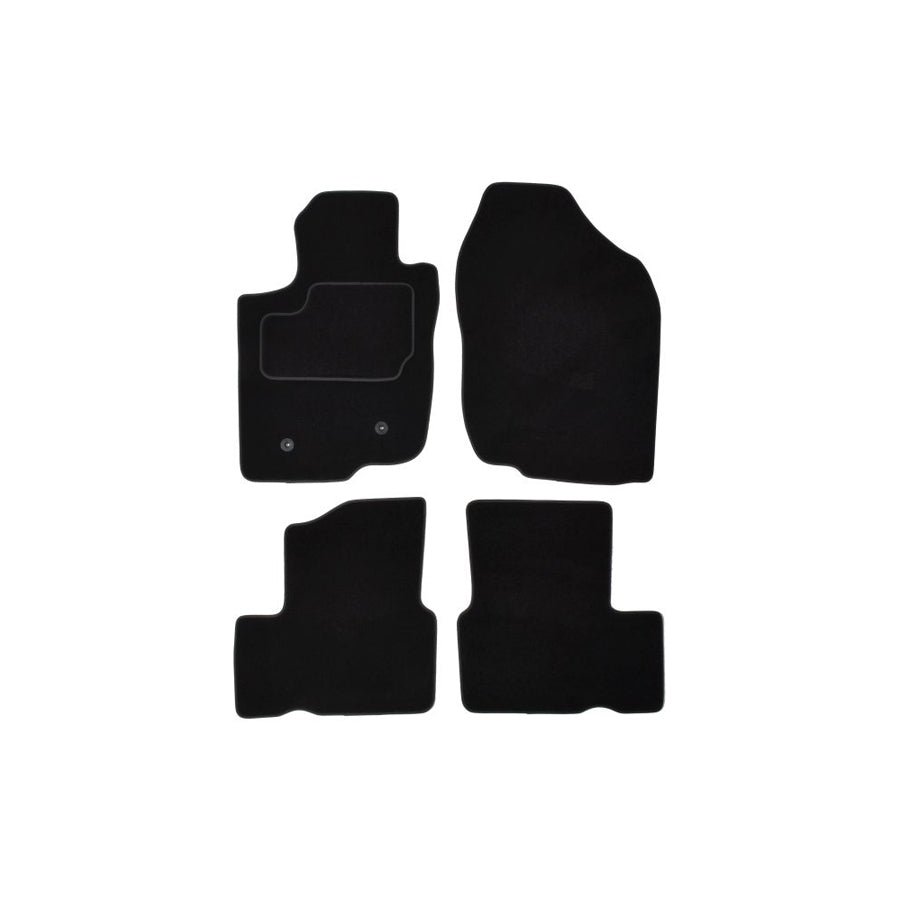 MAMMOOTH A041 TOY335 PRM 01 Floor mat set for TOYOTA RAV4 III Off-Road (XA30) Textile, Front and Rear, Quantity: 4, Black
