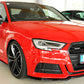 Rieger 00056811 Audi 8V Front Splitter (A3 & S3) -  Matte Black