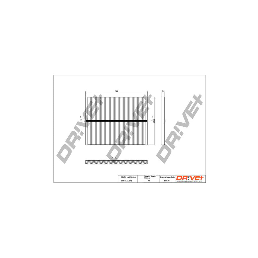Dr!Ve+ Dp1110.12.0113 Pollen Filter | Duco Car Parts UK Car Parts