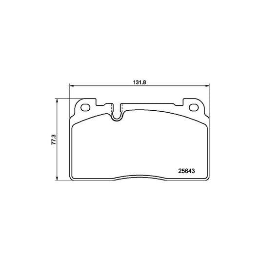 Hella 8DB 355 021 331 Brake Pad Set For Audi Q5 8Rb Prepared For Wear Indicator