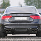Rieger 00099092 Audi B8 B81 A5 Rear Diffuser for Original Tailpipe Left & RIght - Carbon-Look