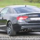 Rieger 00099092 Audi B8 B81 A5 Rear Diffuser for Original Tailpipe Left & RIght - Carbon-Look
