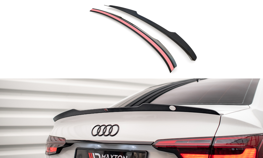 Maxton Design AU-A4-B9F-CAP1T Spoiler Cap Audi A4 Sedan B9 Facelift | Duco Car Parts UK Car Parts