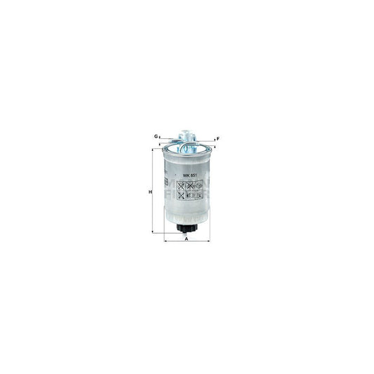 MANN-FILTER WK 851 Fuel filter for FORD Galaxy Mk1 (WGR) MPV In-Line Filter