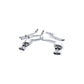 MillTek Audi C7 Non-Resonated Cat-Back Exhaust System S6