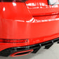 Rieger 00088151 Skoda 3T 3V Superb III Rear Diffuser - Glossy Black