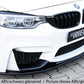 Rieger 00053420 BMW 4 Series F80 F82 F83 Front Splitter (M3 & M4) -  Matte Black