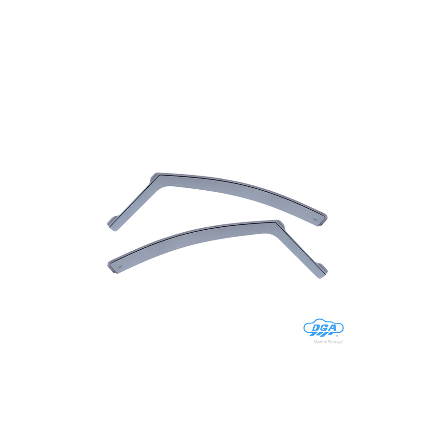 DGA 19022 Wind deflectors for PEUGEOT 207 Arrow direction, Front, inner