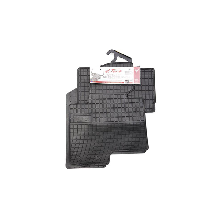 FROGUM Tailored 0422 Floor mat set Elastomer, Front and Rear, Quantity: 4, Black, (LHD)