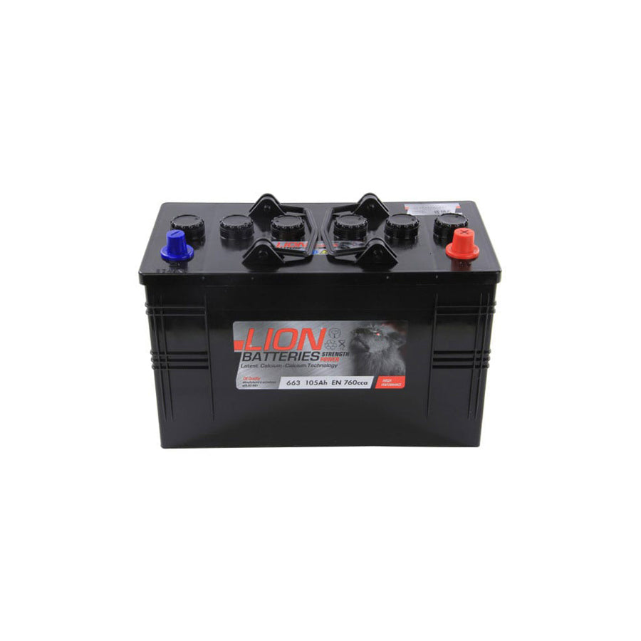 Lion Commercial Battery 663 - 2 Year Guarantee