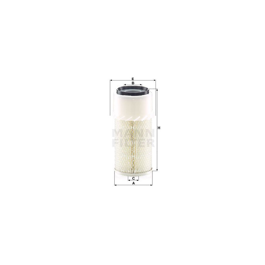 MANN-FILTER C 14 179 x Air Filter Filter Insert, with seal
