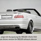 Rieger 00099824 BMW 3 Series E46 Rear Diffuser for Twin Tailpipe Left - Carbon-Look