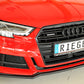 Rieger 00056811 Audi 8V Front Splitter (A3 & S3) -  Matte Black