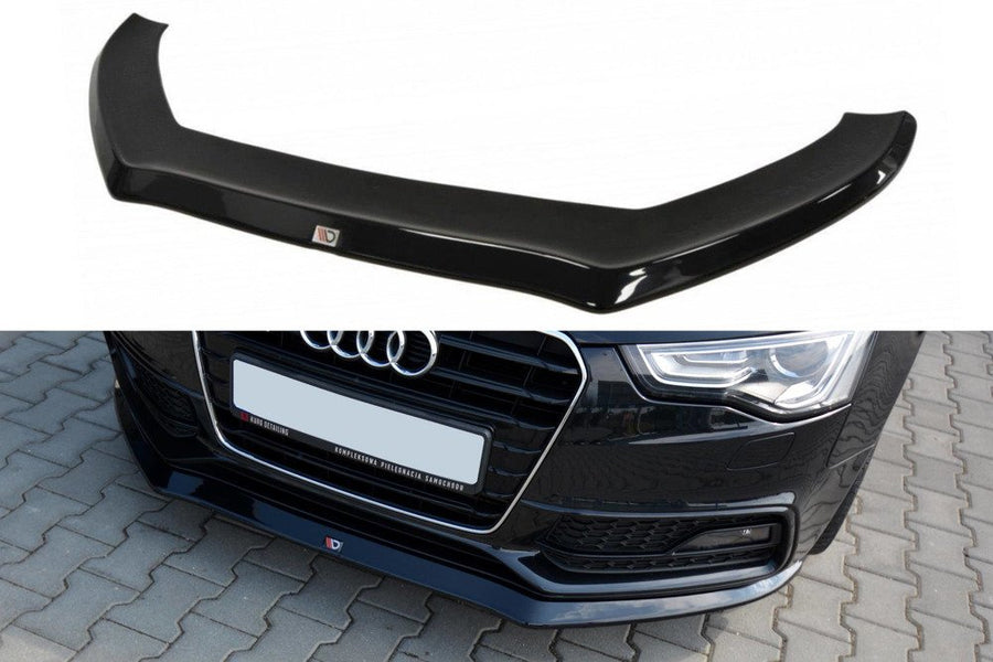 Maxton Design AU-A5-1F-SLINE-FD1T Front Splitter V.1 Audi S5 / A5 S-Line 8T FL | Duco Car Parts UK Car Parts