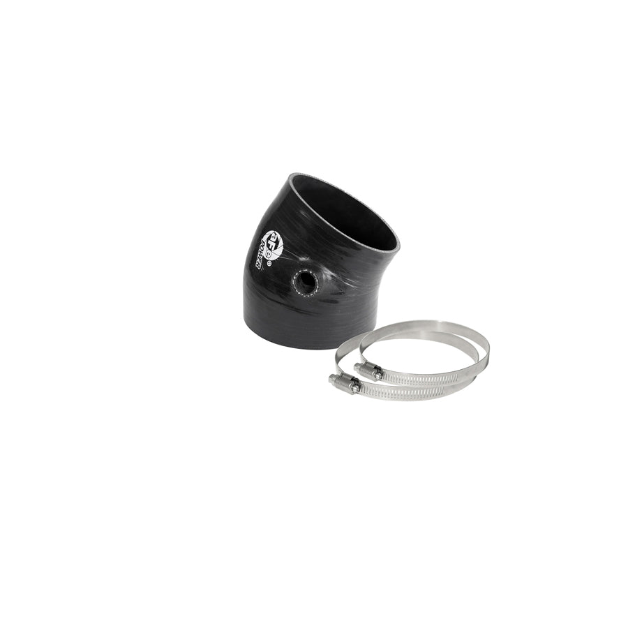  aFe 59-00115 (4-3/8 IN ID to 3-3/4 IN ID x 30 Deg.) Elbow Reducing Coupler - Black Replacement Coupling Kit  | Duco Car Parts UK Car Parts