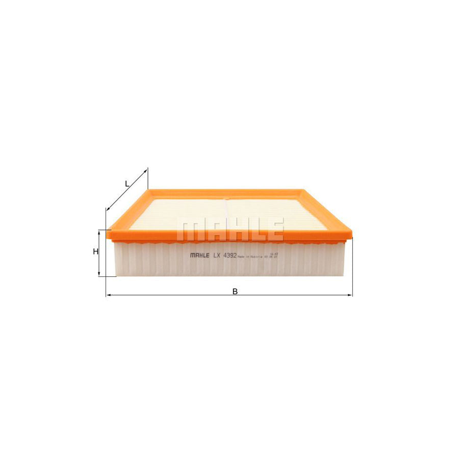 MAHLE ORIGINAL LX 4392 Air Filter Filter Insert