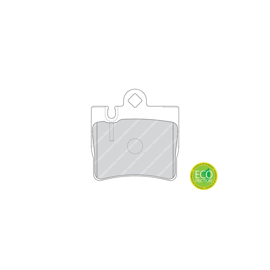 Ferodo Premier Eco Friction Fdb1427 Brake Pad Set Suitable For Mercedes Benz S Class Prepared For Wear Indicator Without Accessories