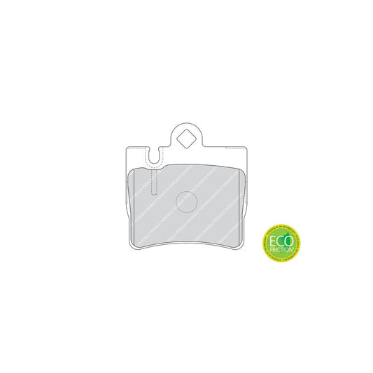 Ferodo Premier Eco Friction Fdb1427 Brake Pad Set Suitable For Mercedes Benz S Class Prepared For Wear Indicator Without Accessories
