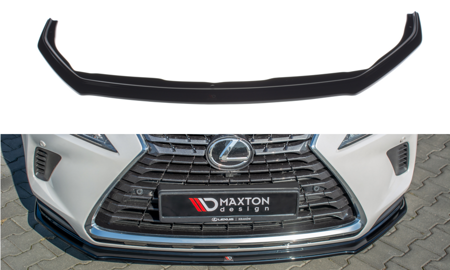 Maxton Design LE-NX-1F-H-FD1T Front Splitter Lexus NX (Facelift) | Duco Car Parts UK Car Parts