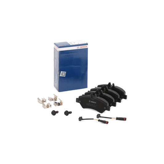 Bosch 0986494601 Brake Pad Set Incl Wear Warning Contact With Anti Squeak Plate With Bolts Screws With Accessories With Spring BP1033