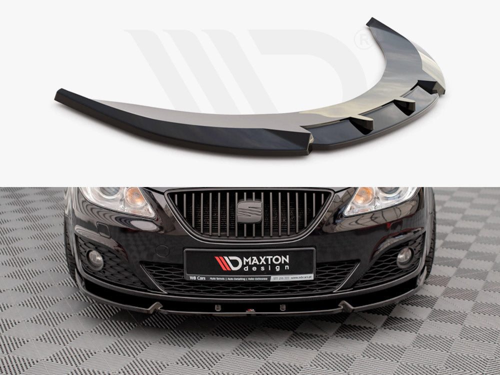 Maxton Design SE-EX-1-K-FD1T Front Splitter V.1 Seat Exeo (2008-2013) | Duco Car Parts UK Car Parts