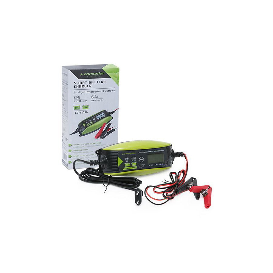 CARMOTION 58695 Battery Charger 12, 6V, Max. 120AhAh