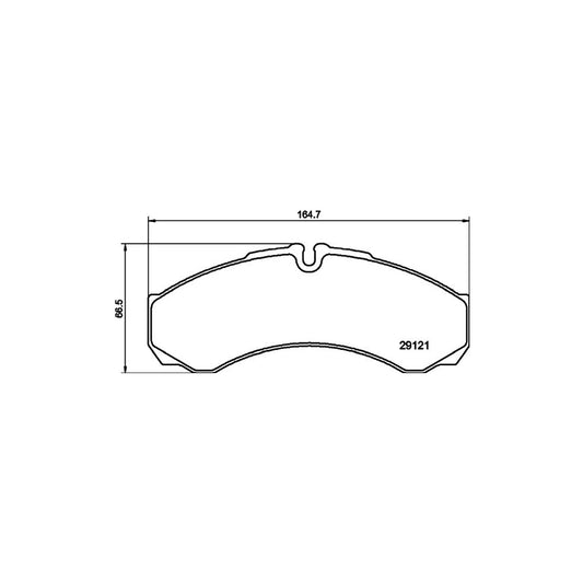 Hella 8DB 355 005 371 Brake Pad Set Prepared For Wear Indicator