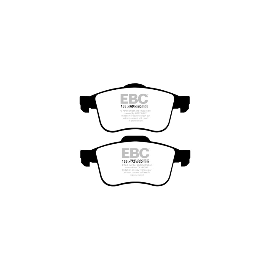 EBC PLK1920 Alfa Romeo Giulietta (940) Yellowstuff Pads and Brake Line Performance Pack 2 | Duco Car Parts UK Car Parts