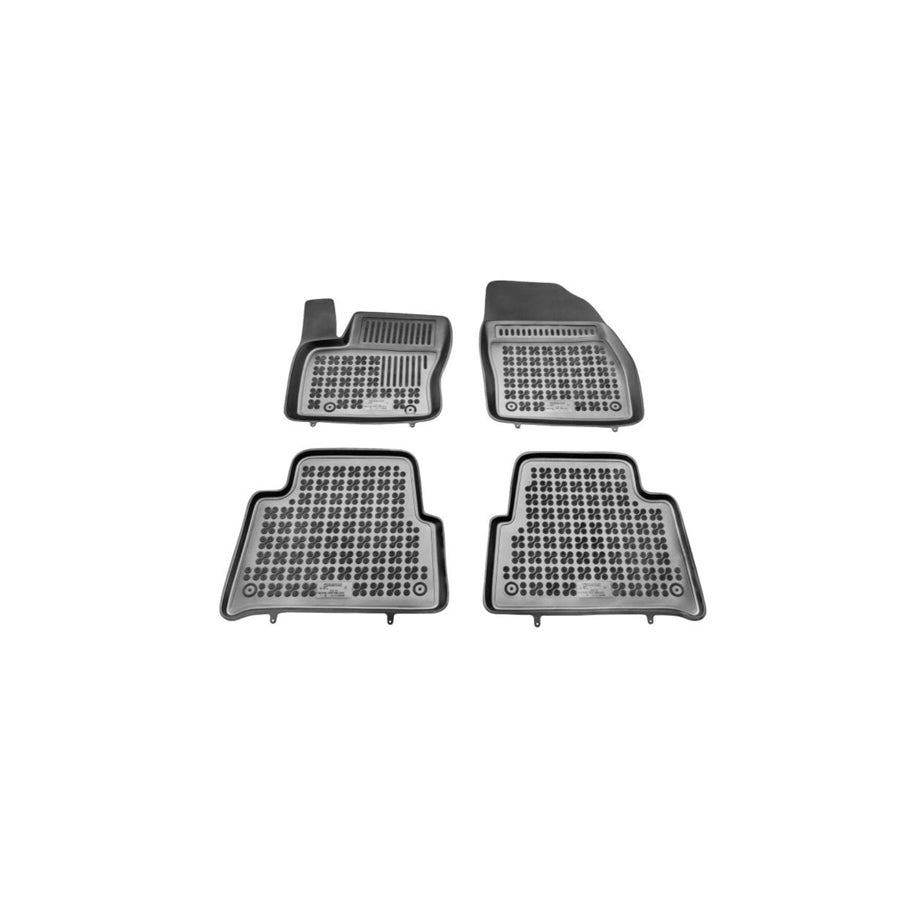 REZAW PLAST Tailored 200606 Floor mat set for FORD Kuga Mk1 Off-Road Elastomer, Front and Rear, Quantity: 4, Black