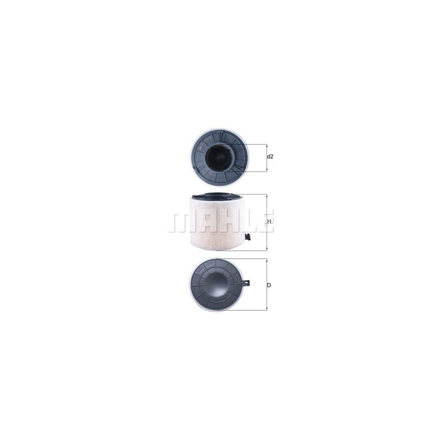 MAHLE ORIGINAL LX 4407 Air Filter Filter Insert