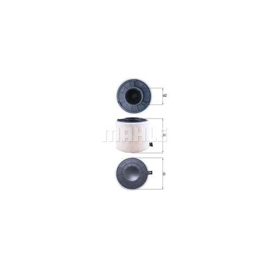MAHLE ORIGINAL LX 4407 Air Filter Filter Insert