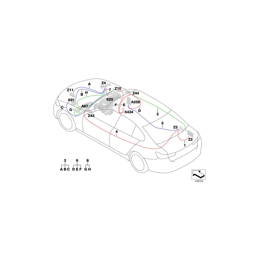 Genuine BMW 61129835616 G20 Supply Line, Pos.Battery Term.Distrib. 42mm²/L= 3010mm (Inc. M340iX, 320iX & 320i 1.6) | Duco Car Parts UK Car Parts