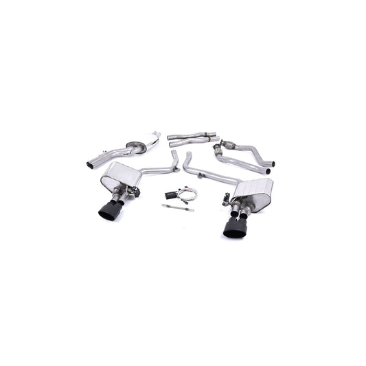 MillTek Audi B8 Valved Cat-Back Exhaust (S4 & S5)