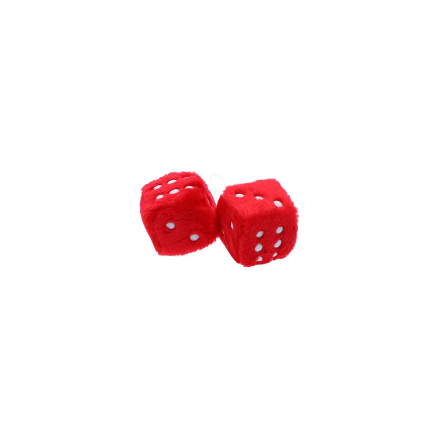 CARPOINT Fuzzy Dice 0510079 Car air freshener Red