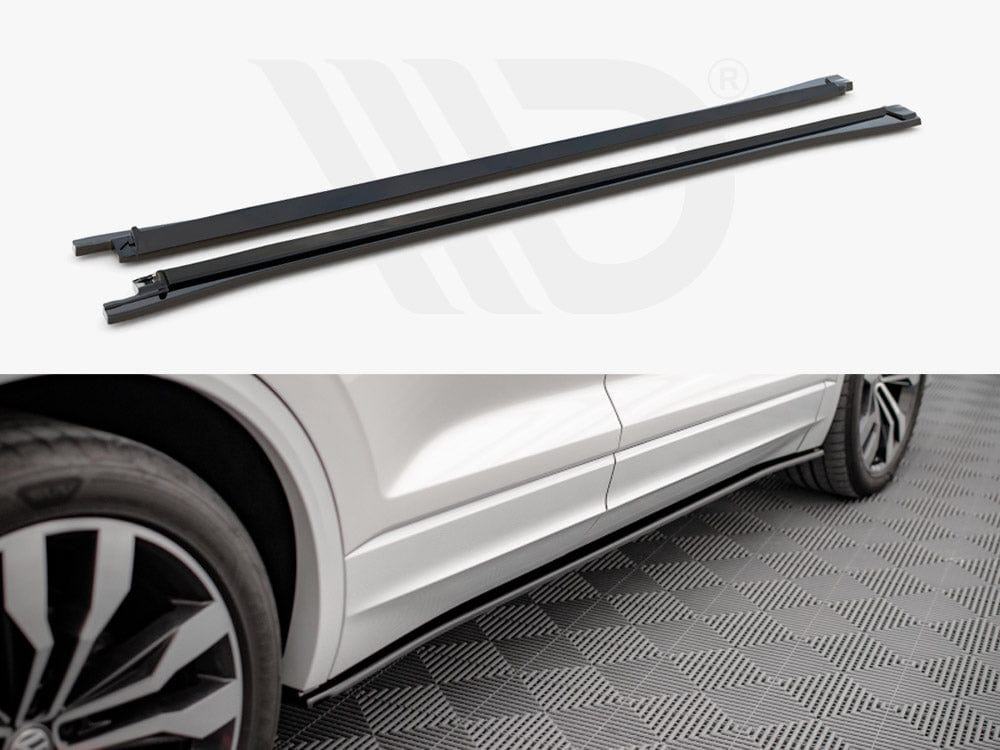 Maxton Design VW-TO-3-RLINE-SD1T Side Skirts Diffusers VW Touareg R-line MK3 (2018-) | Duco Car Parts UK Car Parts