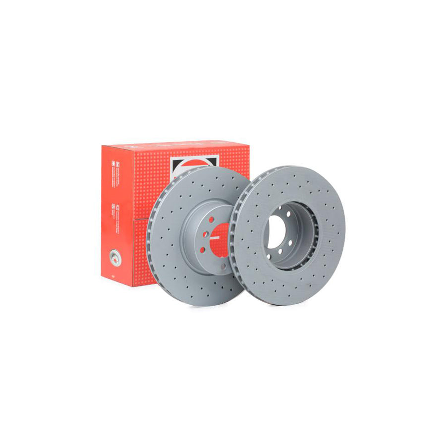 ZIMmERMANN SPORT COAT Z 150 1271 52 Brake Disc Internally Vented Perforated Coated High carbon
