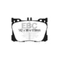 EBC Mercedes-Benz W/S213 A/C238 Greenstuff 2000 Series Sport Front Brake Pads - Brembo Calliper (Inc. E300, E300e, E350 & E400) (Pair)
