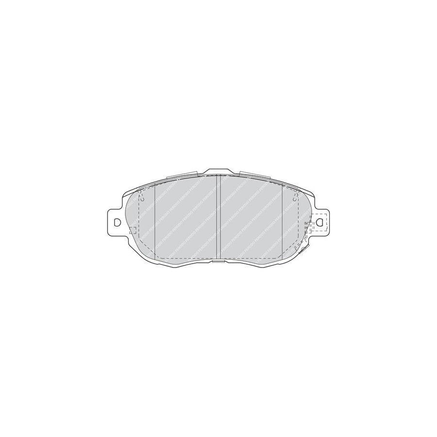 Ferodo Premier Fdb1564 Brake Pad Set With Acoustic Wear Warning Without Accessories