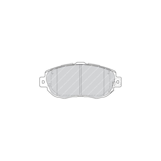 Ferodo Premier Fdb1564 Brake Pad Set With Acoustic Wear Warning Without Accessories