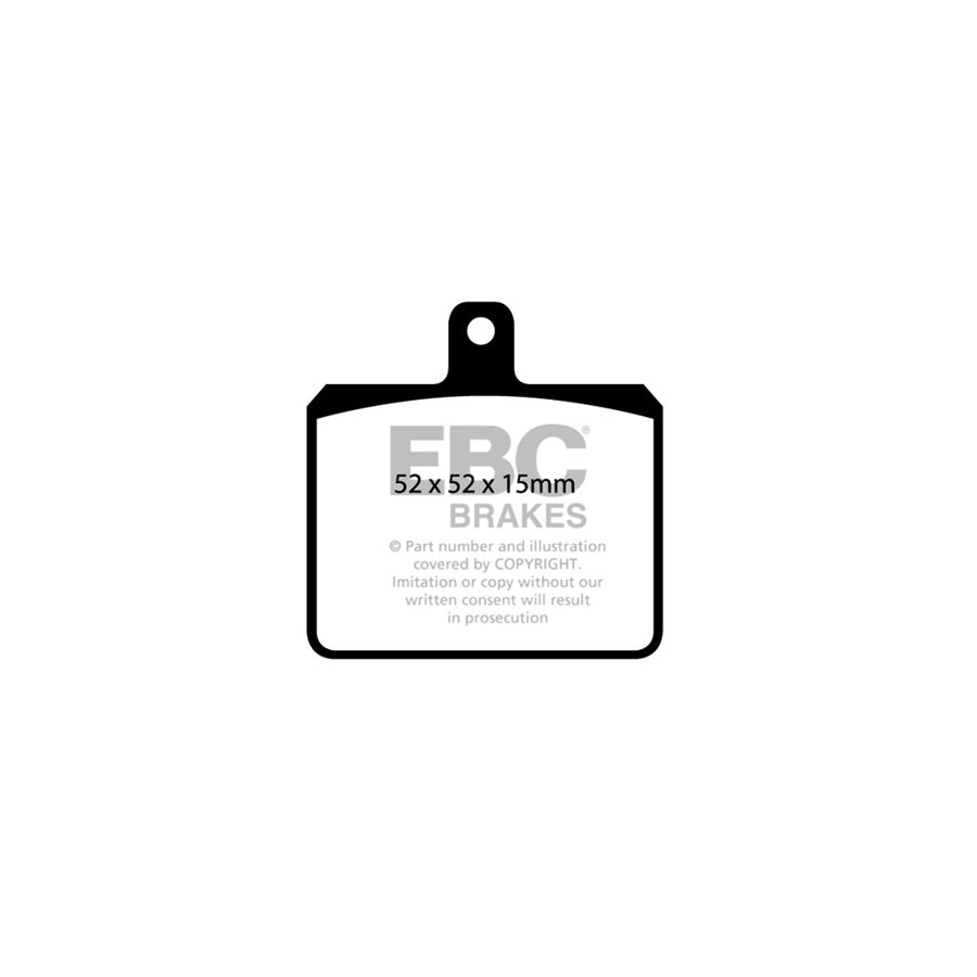 EBC DP136 Daihatsu Honda Mazda Ultimax Front Brake Pads (Inc. Compagno, S800, Cosmo) 2 | Duco Car Parts UK Car Parts