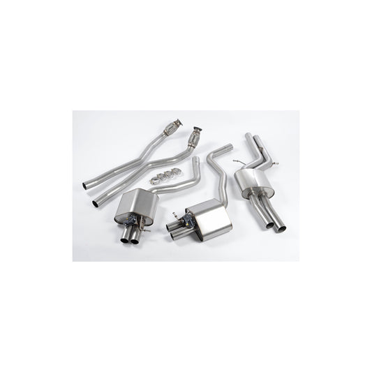 MillTek Audi C7 Non-Resonated Cat-Back Exhaust (RS6 & RS7)