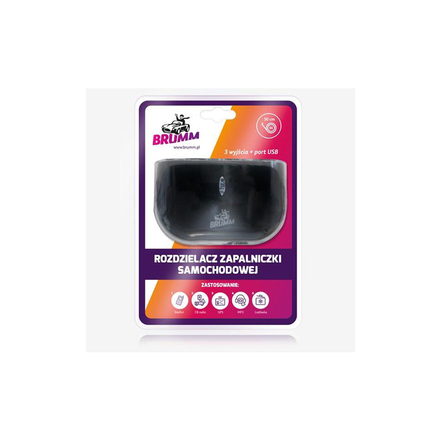 BRUMM ACBRROZ05C Cigarette lighter splitter