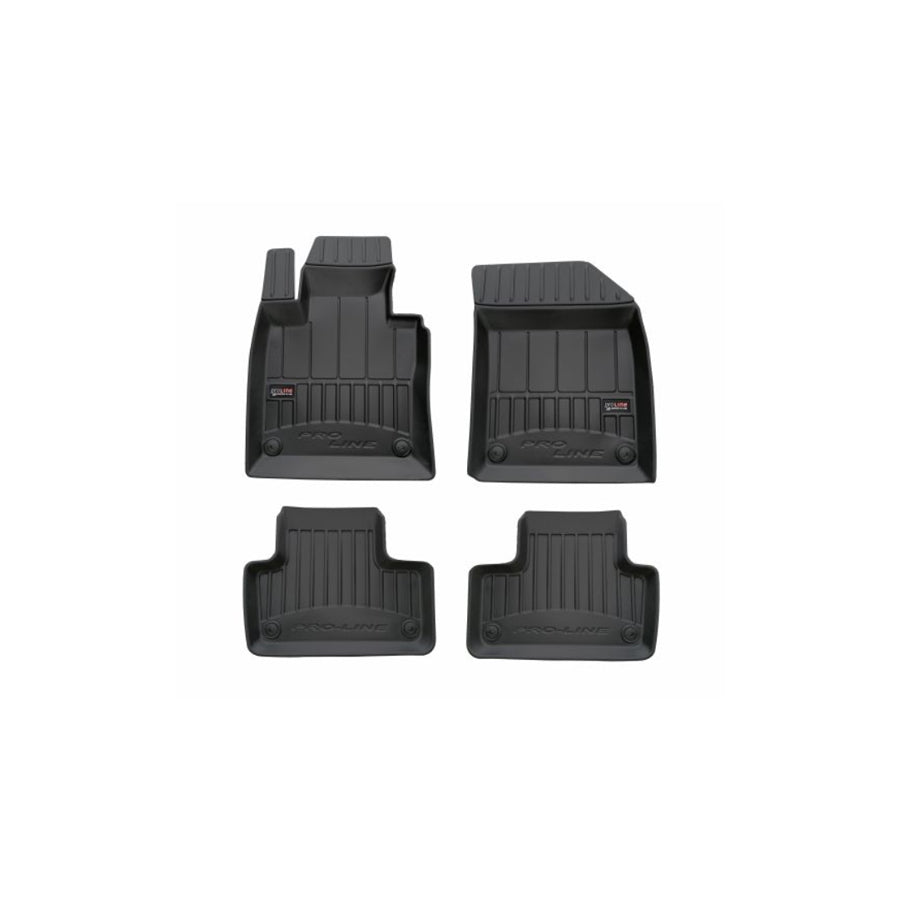FROGUM Tailored 3D408517 Floor mat set for VOLVO XC60 I (156) Elastomer, Front and Rear, Quantity: 4, Black, (LHD)