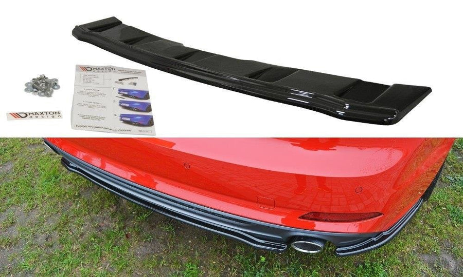 Maxton Design AU-A5-2-SLINE-RD1T Central Rear Splitter (without Vertical Bars) Audi A5 S-Line F5 Coupe / Sportback | Duco Car Parts UK Car Parts
