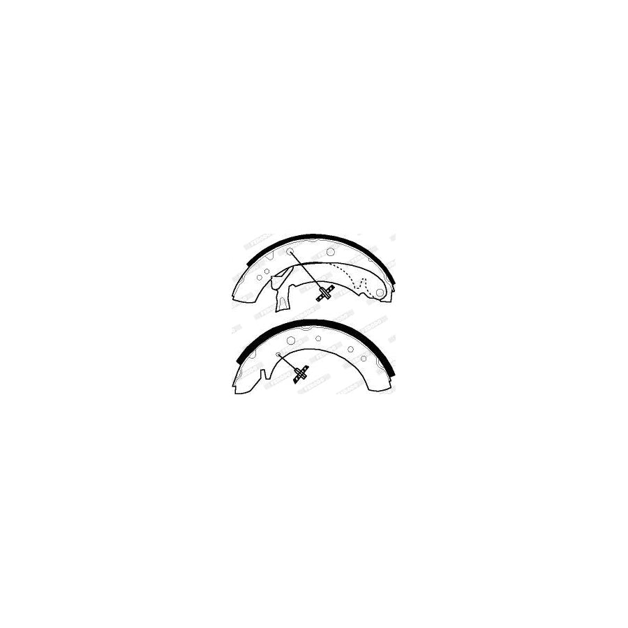 FERODO PREMIER FSB513R Brake Shoe Set