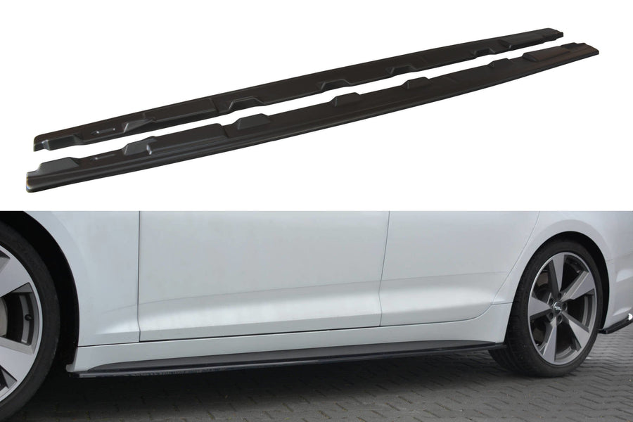Maxton Design AU-A5-2-SLINE-SB-SD1T Side Skirts Diffusers Audi S5 / A5 S-Line F5 Sportback | Duco Car Parts UK Car Parts