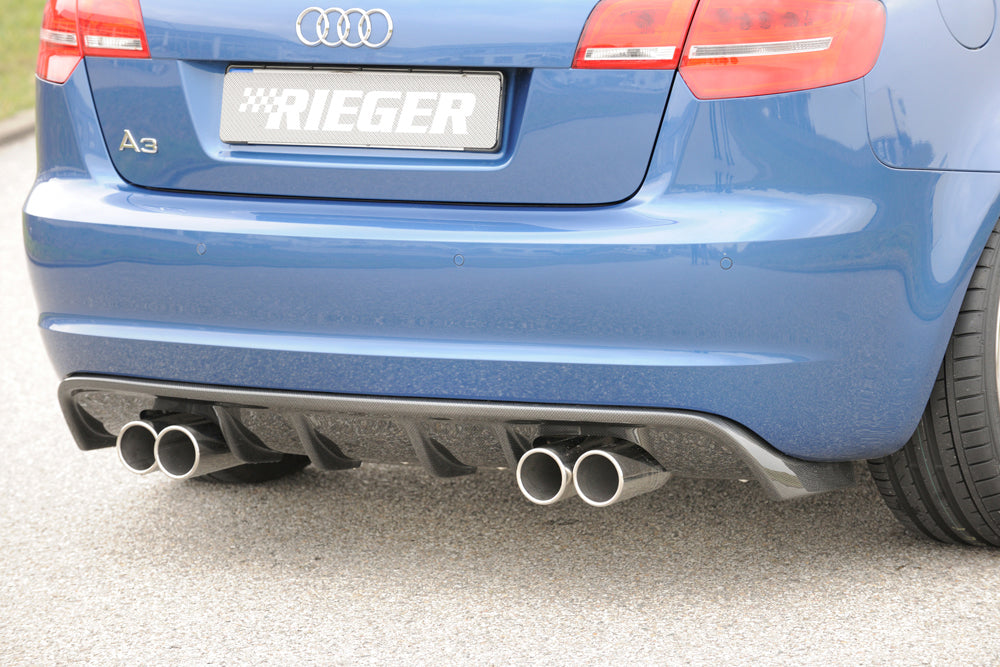Rieger 00099835 Audi 8P A3 Rear Diffuser
